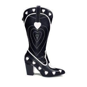 YRU Space Cowgirl Boots - Black